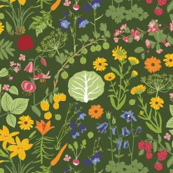 Gardintyger Mönstrade|Arvidssons Textil<Arvidssons textil Hedemora grön tyg