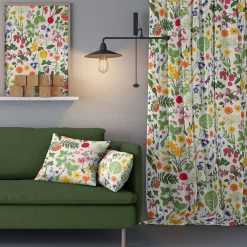 Gardiner Mönstrade<Arvidssons textil Hedemora vit gardin