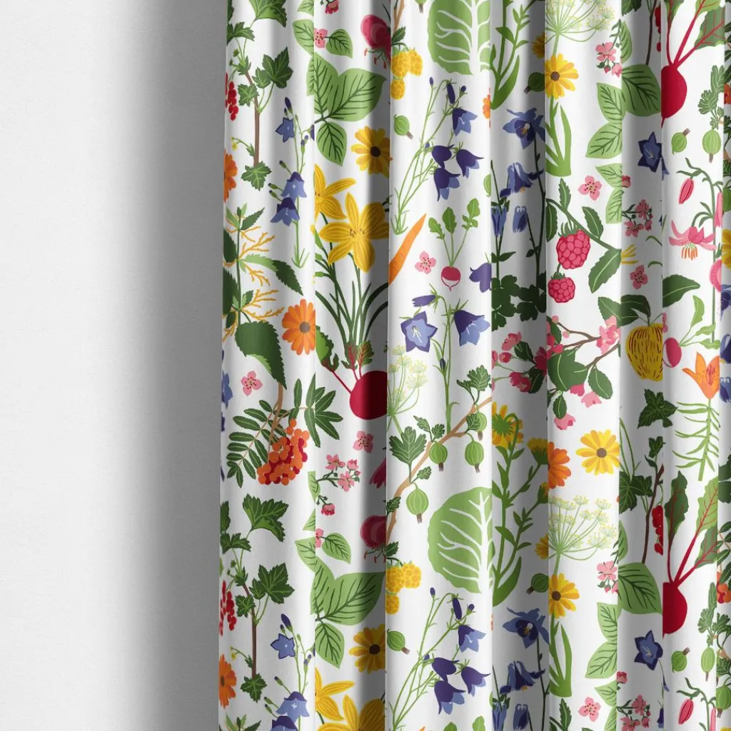Gardintyger Mönstrade|Arvidssons Textil<Arvidssons textil Hedemora vit tyg