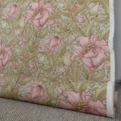 Arts & Crafts Tyger|Gardintyger Mönstrade<Nordisk Textil Helmshore blush tyg