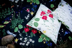 Gardintyger Mönstrade|Arvidssons Textil<Arvidssons textil Himlajorden svart tyg