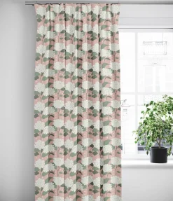 Gardiner Mönstrade<Arvidssons textil Hortensia rosa gardiner