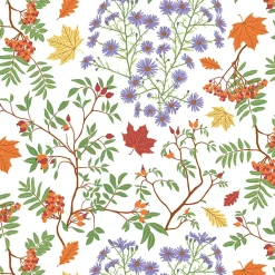 Gardintyger Mönstrade|Arvidssons Textil<Arvidssons textil Höstaster multi tyg
