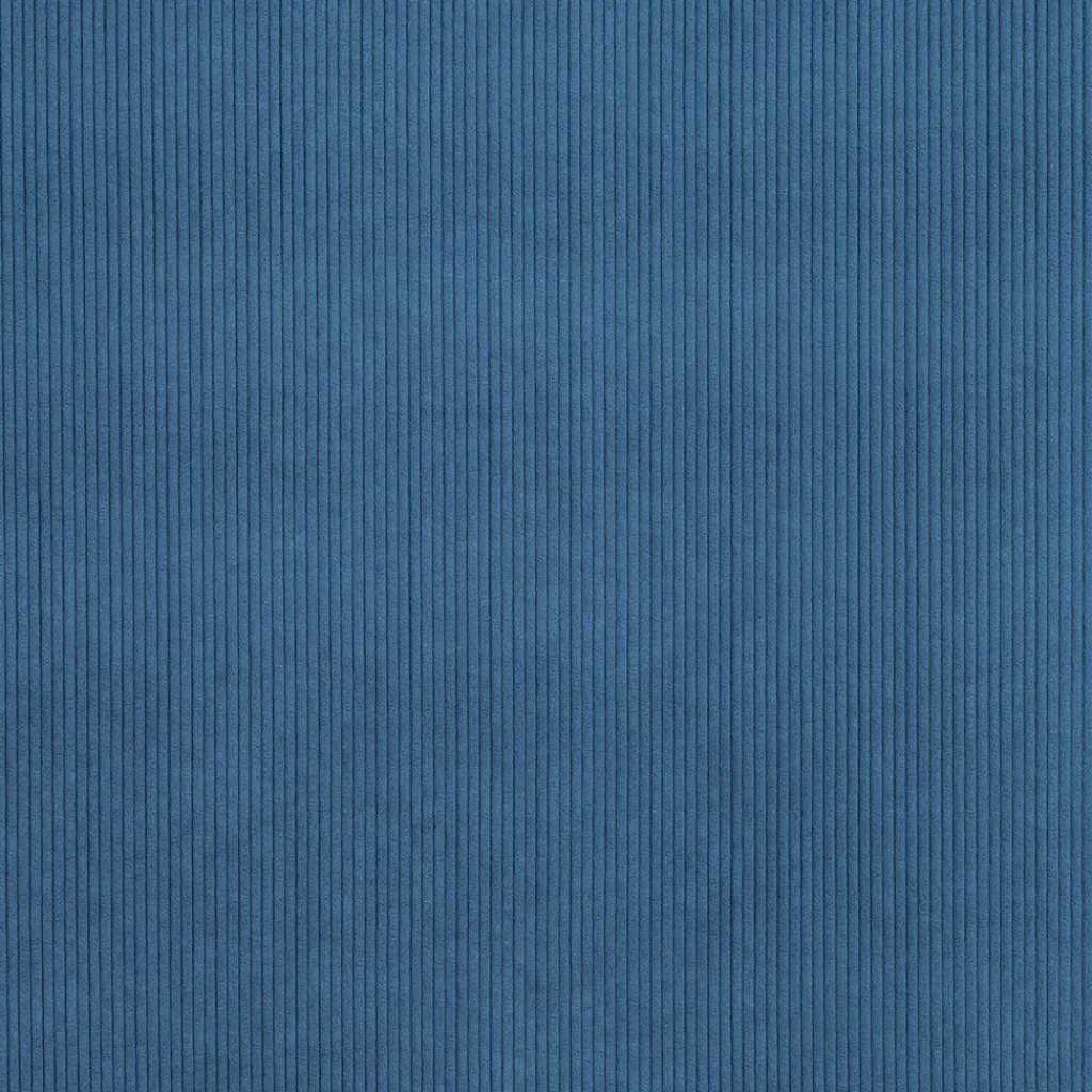 Enfärgade Möbeltyger<Nordisk Textil Huggy blå möbeltyg - Slitstark manchester