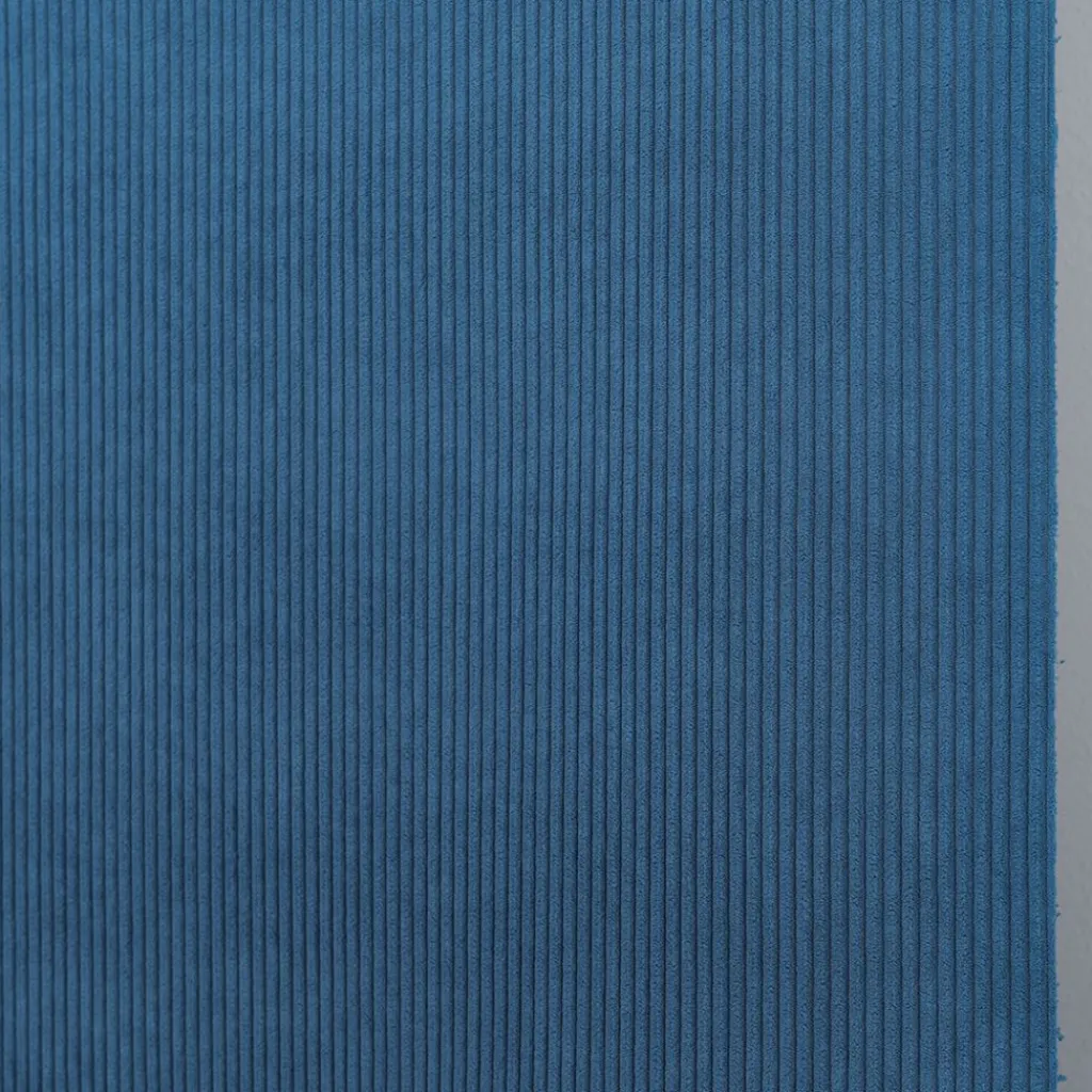 Enfärgade Möbeltyger<Nordisk Textil Huggy blå möbeltyg - Slitstark manchester