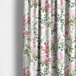 Gardiner Mönstrade<Arvidssons textil Humlegården rosa-grön gardiner