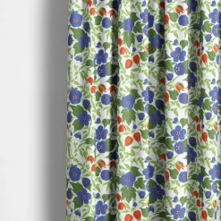 Gardiner Mönstrade<Arvidssons textil Husknuten blå gardiner