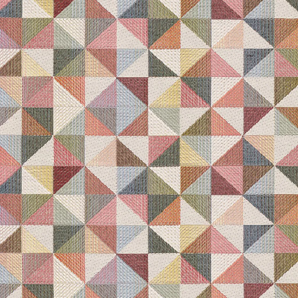 Mönstrade Möbeltyger< Indian triangle tapestry möbeltyg