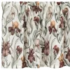 Gardinkappor Mönstrade|Gardinkappor Färdigsydda<Fondaco Iris offwhite gardinkappa