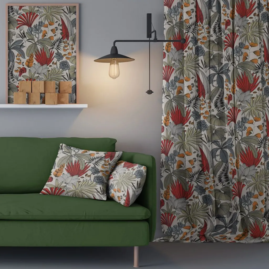 Gardintyger Mönstrade<Nordisk Textil Jakarta gardintyg