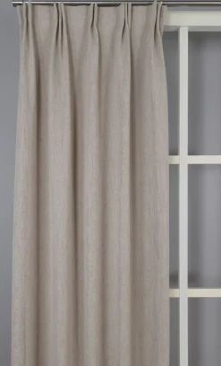 Gardiner Enfärgade< James linne gardiner – Modern linne-look med lyxigt fall