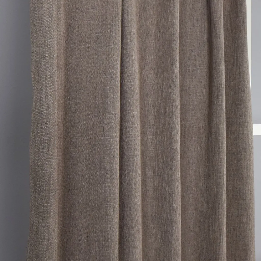 Gardiner Enfärgade<Redlunds James mullvad gardiner – Modern linne-look med lyxigt fall