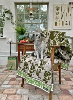 Ullfiltar<Kerstin Landström Design Jugend grön ullfilt 130x180cm -