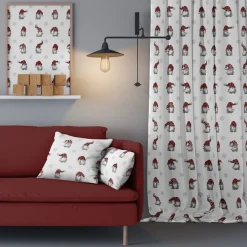 Gardintyger Mönstrade|Arvidssons Textil<Arvidssons textil Julian och co vit tyg