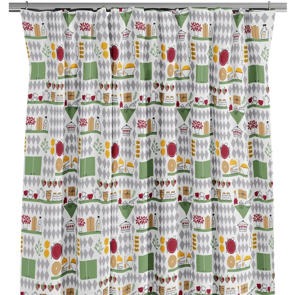 Gardiner Mönstrade|Julgardiner<Arvidssons textil Julköket gardiner