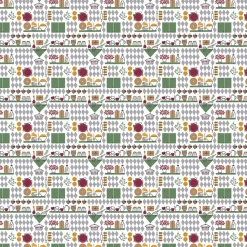 Gardintyger Mönstrade|Arvidssons Textil<Arvidssons textil Julköket tyg