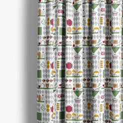 Gardintyger Mönstrade|Arvidssons Textil<Arvidssons textil Julköket tyg