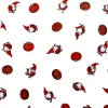 Gardintyger Mönstrade|Arvidssons Textil<Arvidssons textil Juläpple vit tyg