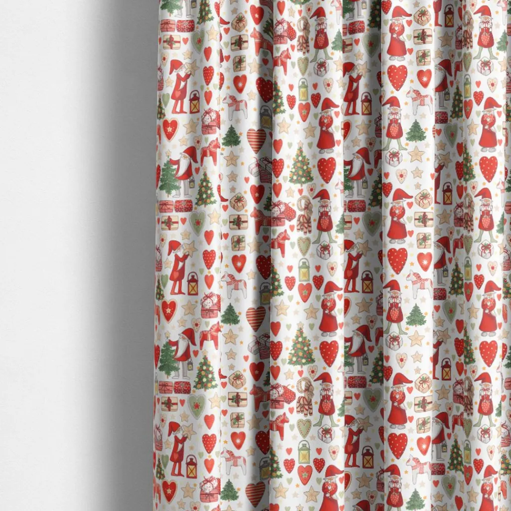 Gardintyger Mönstrade|Arvidssons Textil<Arvidssons textil Julstök tyg