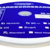 Kardborreband< Kardborreband mjuk vit 20mm - 25m rulle
