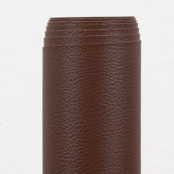 Enfärgade Fuskskinn<Nordisk Textil Karia brun fuskskinn