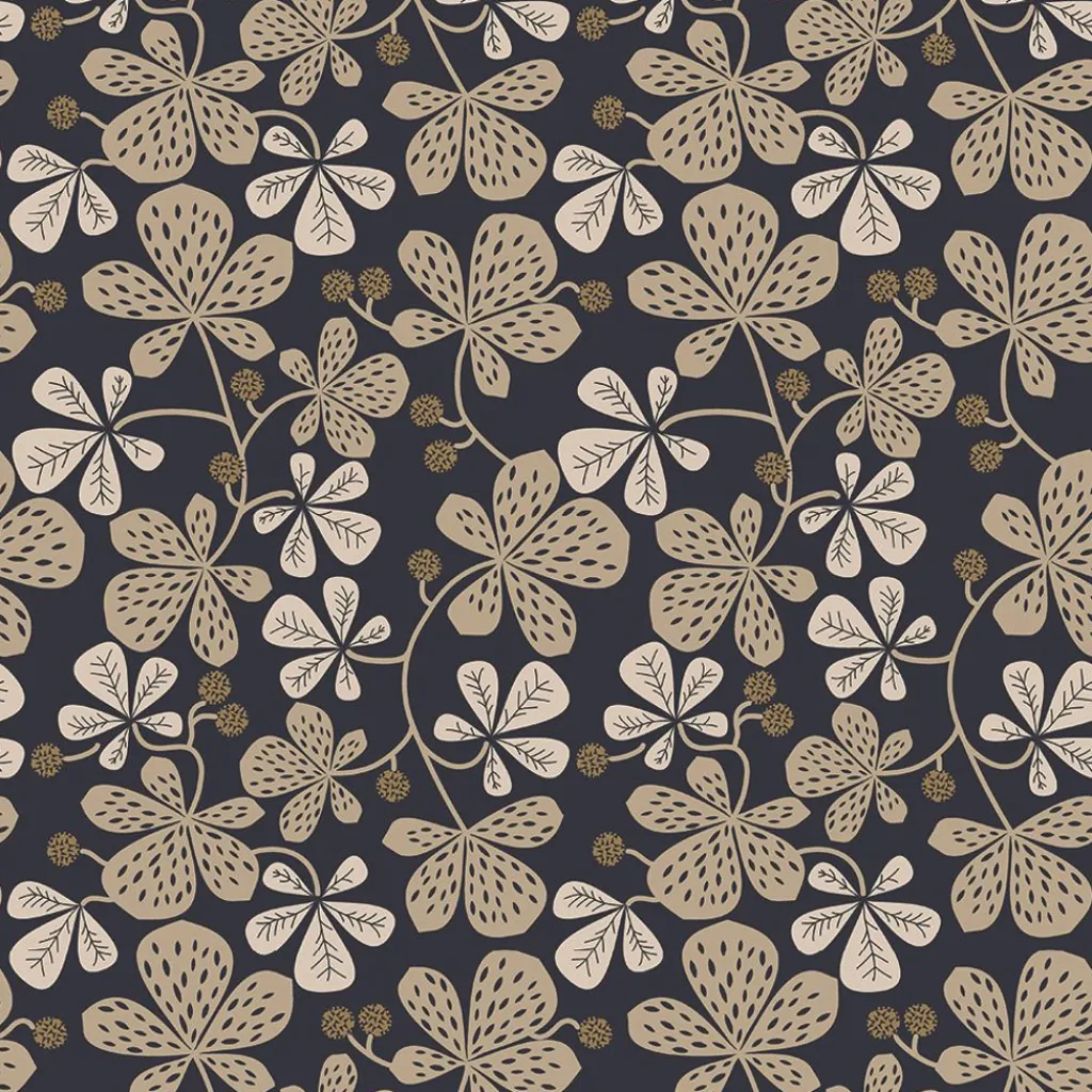 Gardintyger Mönstrade|Arvidssons Textil<Arvidssons textil Kastanjer grå tyg