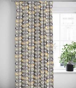 Gardiner Mönstrade<Arvidssons textil Kiwi beige gardiner