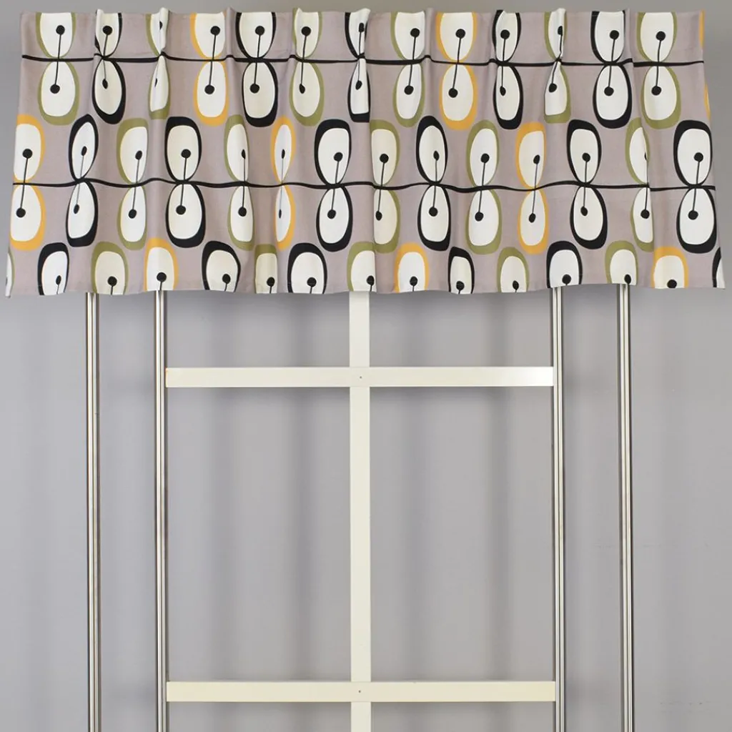 Gardinkappor Mönstrade<Arvidssons textil Kiwi beige gardinkappa metervara