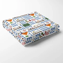 Bordsduk<Arvidssons textil Köket blå bordsduk