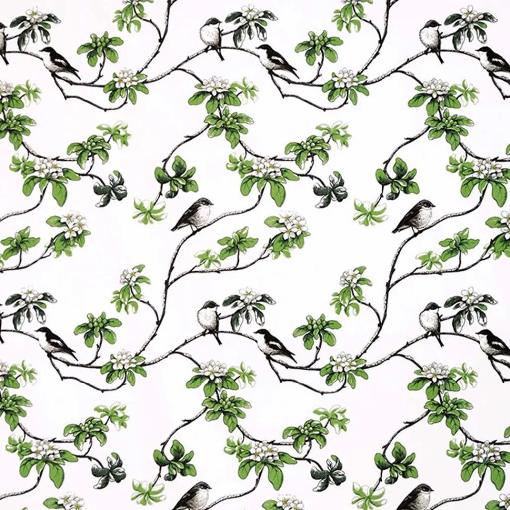 Arvidssons Textil|Gardintyger Mönstrade<Arvidssons textil Klosterträdgården