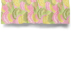 Gardinkappor Mönstrade|Rea Gardiner<Arvidssons textil Korall rosa gardinkappa metervara