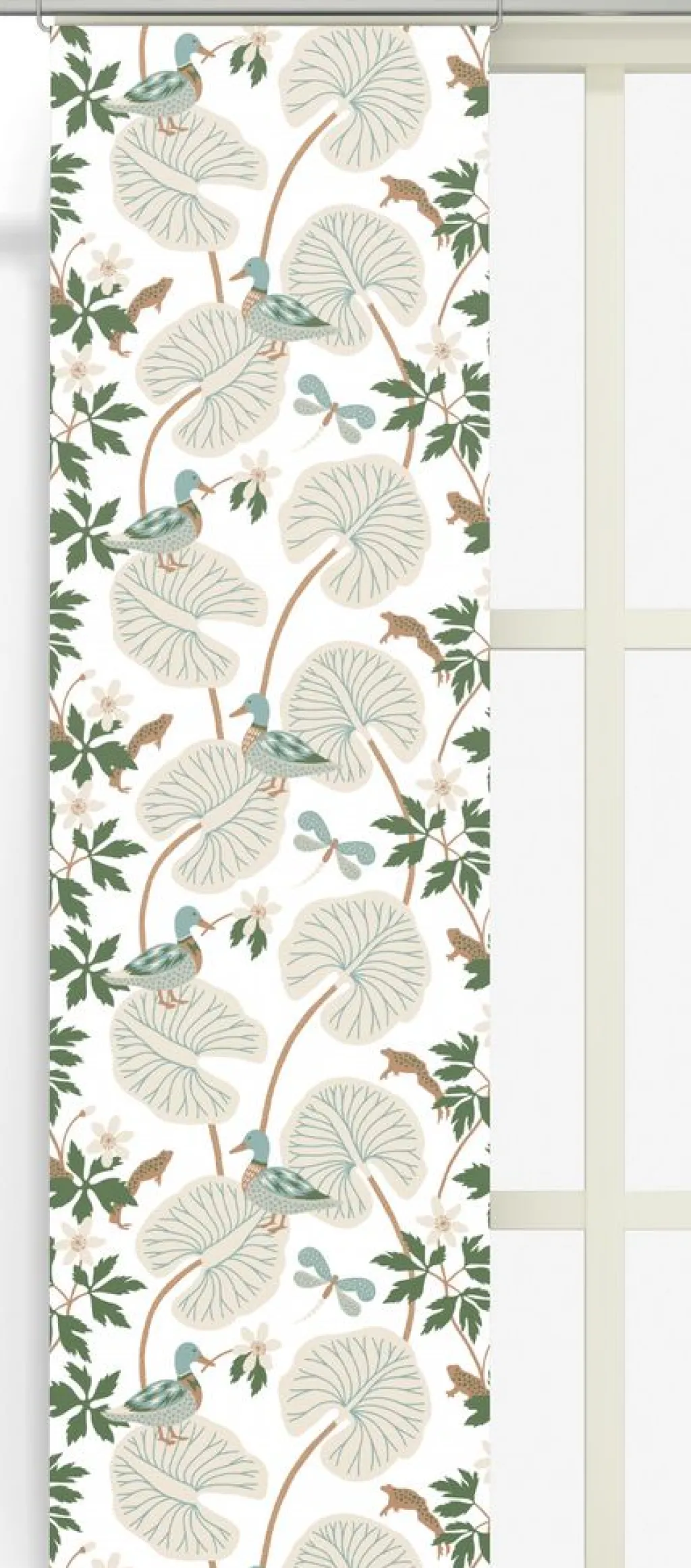 Panelgardiner<Arvidssons textil Kärrleken offwhite panelgardiner