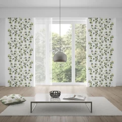 Arvidssons Textil<Arvidssons textil Kungsfiskaren vit tyg