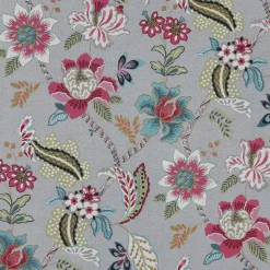 Blommiga Möbeltyger|Mönstrade Möbeltyger<Arvidssons textil Kyma grå möbeltyg