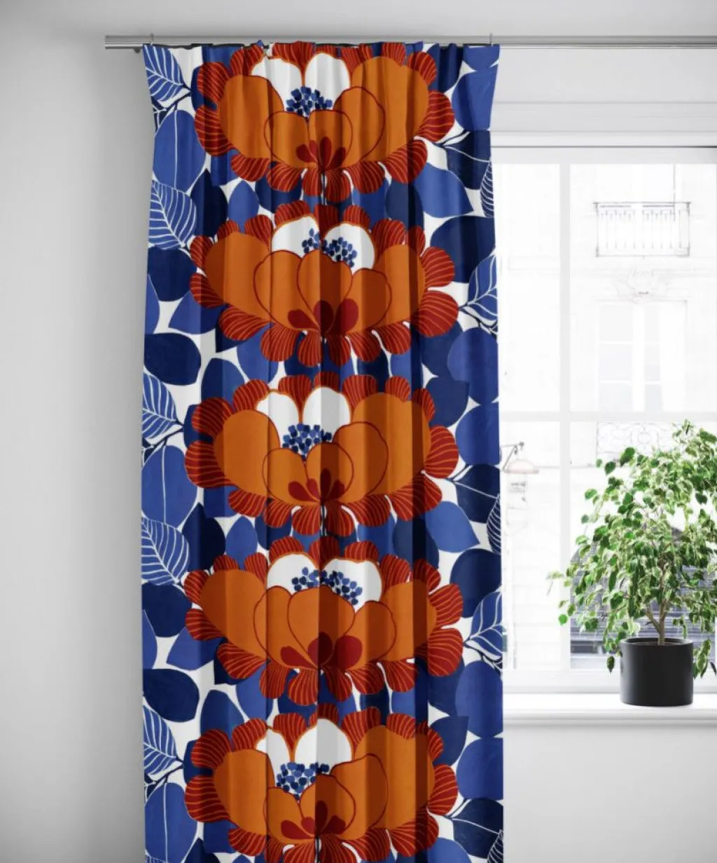 Gardiner Mönstrade<Arvidssons textil Leia orange gardiner