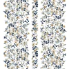 Gardintyger Mönstrade|Arvidssons Textil<Arvidssons textil Leksand bård mörkblå tyg med traditionellt dalahästtryck