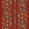 Gardintyger Mönstrade|Arvidssons Textil<Arvidssons textil Leksand bård röd tyg med traditionellt dalahästtryck