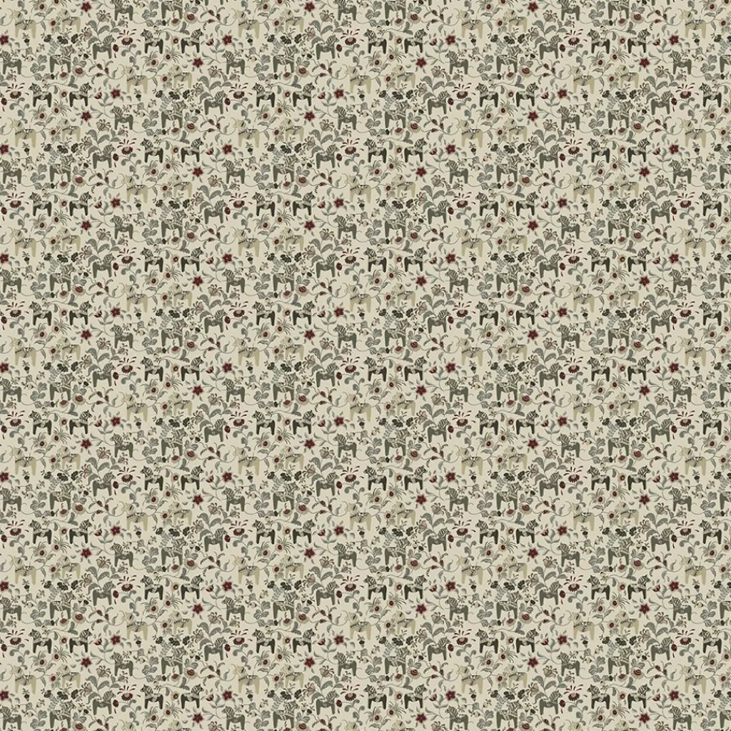 Gardintyger Mönstrade|Arvidssons Textil<Arvidssons textil Leksand Mini culla grön tyg