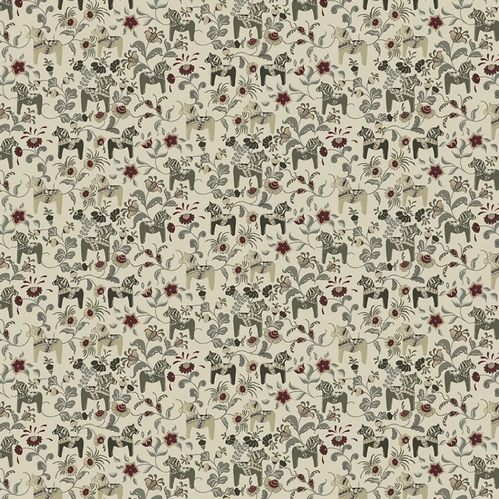 Gardintyger Mönstrade|Arvidssons Textil<Arvidssons textil Leksand Mini culla grön tyg