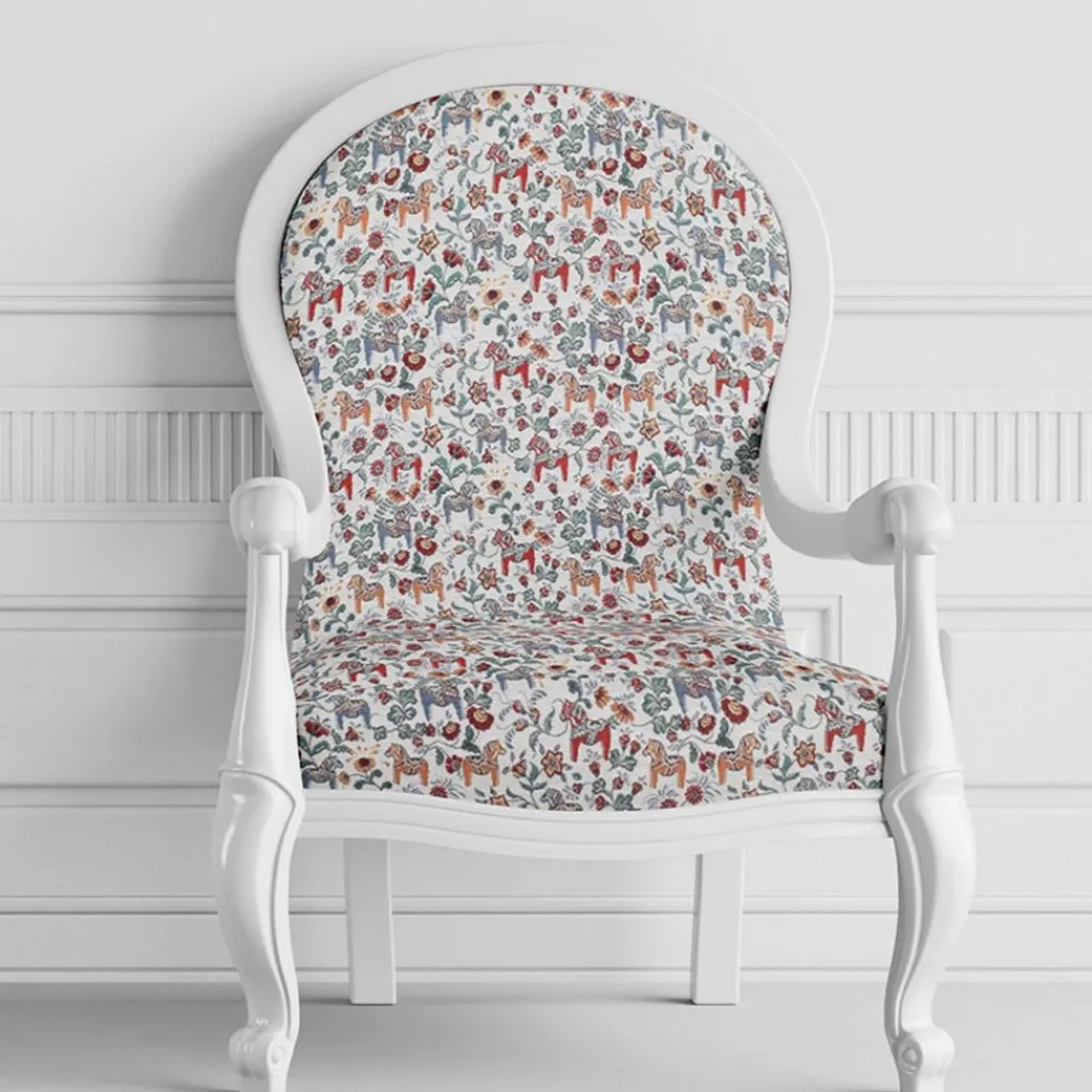 Mönstrade Möbeltyger<Arvidssons textil Leksand mini natur jacquard