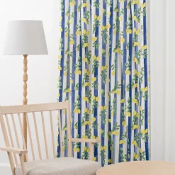 Gardiner Mönstrade<Nordisk Textil Lemon stripe gardiner