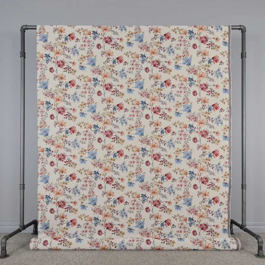 Blommiga Möbeltyger|Mönstrade Möbeltyger<Arvidssons textil Lilium möbeltyg