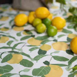 Bordsduk<Fondaco Limone bordsduk – Citronmönstrad för en somrig dukning