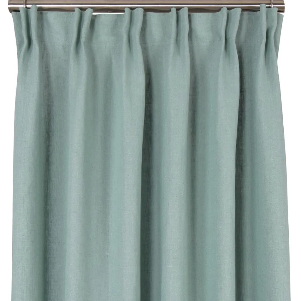 Linnegardiner|Linnetyger<Nordisk Textil Linnegardiner Verone Aqua