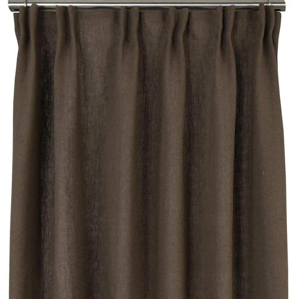 Linnetyger|Linnegardiner<Nordisk Textil Linnegardiner Verone Brun