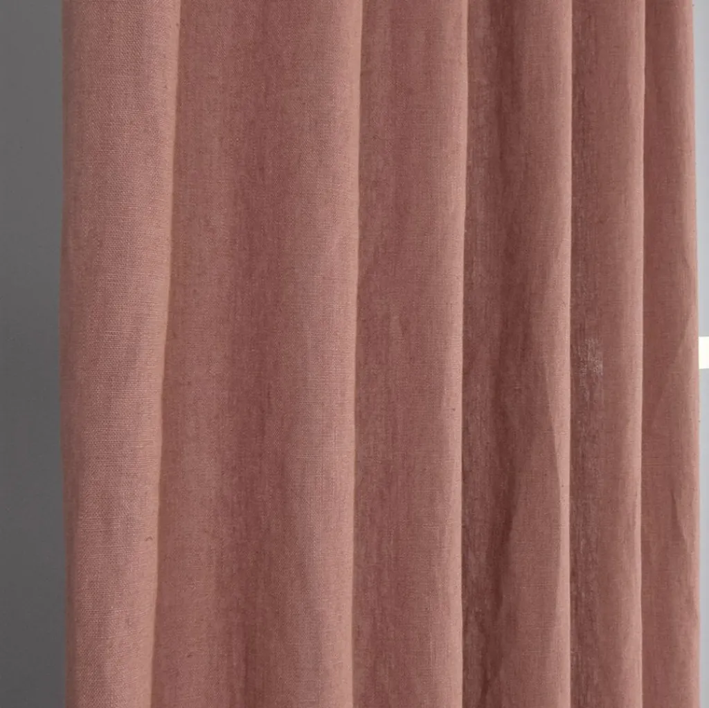 Linnetyger|Linnegardiner<Nordisk Textil Linnegardiner Verone Gammelrosa