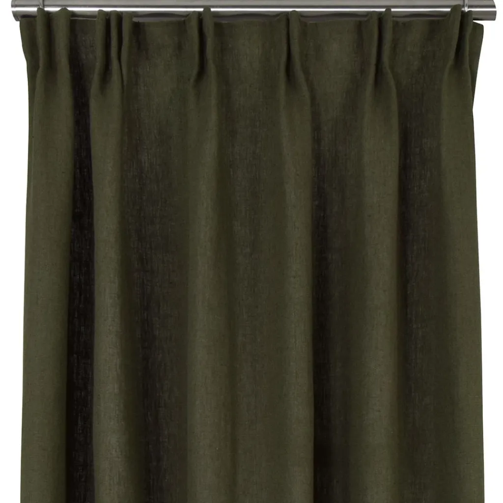 Linnetyger|Linnegardiner<Nordisk Textil Linnegardiner Verone Grön