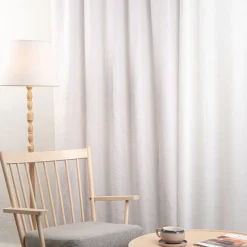 Linnetyger|Linnegardiner<Nordisk Textil Linnegardiner Verone Ljusgrå