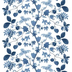 Gardintyger Mönstrade|Arvidssons Textil<Arvidssons textil Liv blå tyg