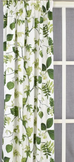 Gardiner Mönstrade<Arvidssons textil Liv grön gardiner
